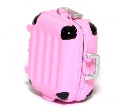 Miscellaneous All RC Scale Accessorie - Aluminum Colored Luggage Mini Size - Pink by Boom Racing