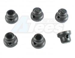 KM Racing H-K1 H-K1 Fuel Tank Shaft Rubber (Top) 6pcs by KM Racing