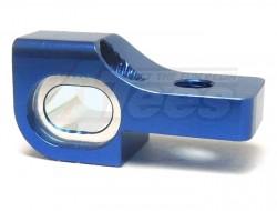 KM Racing K8 Alum. Front Lower Arm Holder R (Blue) by KM Racing
