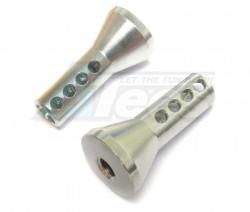 KM Racing K8 Alum. Front Body Post (Silver) 2pcs by KM Racing
