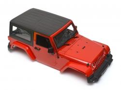 Miscellaneous All Wrangler Body For 1/10 RC Crawler Hard Top Red by Team Raffee Co.