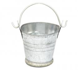 Miscellaneous All RC Scale Accessories - Metal Pail Silver by Boom Racing