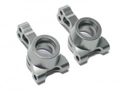 ECX Ruckus Aluminium Rear Hub Carrier (2) Gun Metal by Boom Racing