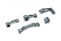 ECX Ruckus Aluminium Steering Bellcrank Set Gun Metal by Boom Racing