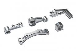 ECX Ruckus Aluminium Steering Bellcrank Set  Silver by Boom Racing