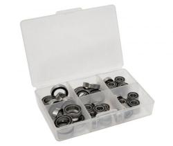 Xray T4 High Performance Full Ball Bearings Set Rubber Sealed (22 Total) by Boom Racing