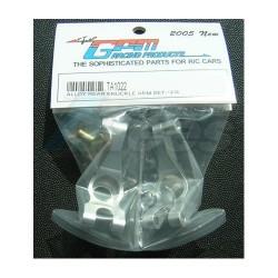 Tamiya TA01 Aluminum Rear Knuckle Arms Set Silver by GPM Racing