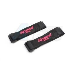 Miscellaneous All Color Logo Battery Straps Pink by Speedmind