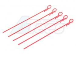 Miscellaneous All Heavu Duty Bent Long Body Clips (5) F-Pink by Speedmind