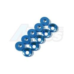 Miscellaneous All 4MM Countersink Screw Flat Washer Blue (10) by Speedmind