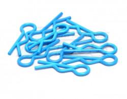 Miscellaneous All Heavy Duty 1/8 1/10 Large Body Clips (10) Met.Blue by Speedmind