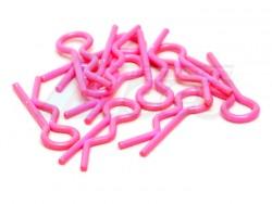 Miscellaneous All Heavy Duty 1/8 1/10 Large Body Clips (10) Flu.Pink by Speedmind