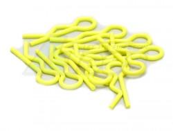 Miscellaneous All Heavy Duty 1/8 1/10 Large Body Clips (10) Flu.Yellow by Speedmind