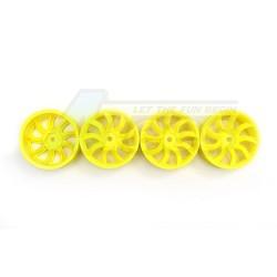 Miscellaneous All Turbine-Blade Wheel 24MM Yellow 0-Off by Speedmind