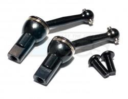 Traxxas Latrax 1/18 Rally Steel Front/Rear CVD Shaft (23MM) Black by GPM Racing