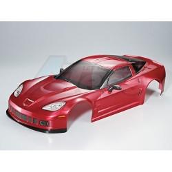 Miscellaneous All Corvette GT2 Finished Body Dark Metallic Red (Printed) Used With 1/7 RC Electric Car by Killerbody