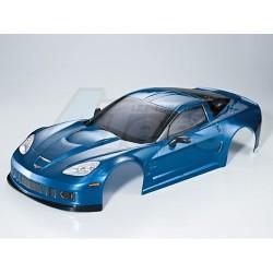 Miscellaneous All Corvette GT2 Finished Body Dark Metallic Blue (Printed) Used With 1/7 RC Electric Car by Killerbody