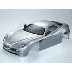 Miscellaneous All Alfa Romeo 8C Finished Body Silver (Printed) Used With 1/7 RC Electric Car by Killerbody