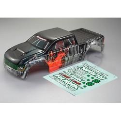 Miscellaneous All 1/10 Electric Monster Truck Finished Body Shell Rubik The Hulk Pattern (Printed) by Killerbody