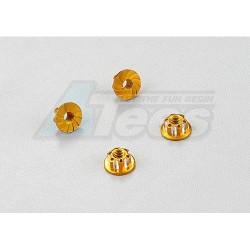 Miscellaneous All Flange Locknut (Aluminum alloy) Gold  by Killerbody