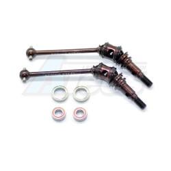 Serpent S-411 ECS Drive Shaft Set V2 for SERPENT 411 (Spring steel) (2) by Arrowmax