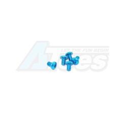 Miscellaneous All Aluminum Screw allen roundhead M3x5 Blue (7075) (5)  by Arrowmax