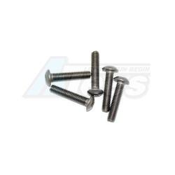 Miscellaneous All Titanium Screw Allen Round Head M3X14 (5) by Arrowmax