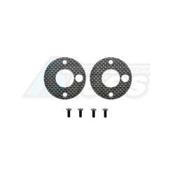 Mugen Seiki MTX-4 Front Upright Disc (2) by Arrowmax