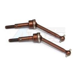 Tamiya XV-01 Spring Steel Rear CVD Swing Shaft-1Pair by GPM Racing