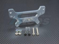 Tamiya TA02 Aluminum Rear Shock Tower W/ Collar & Screws Silver by GPM Racing