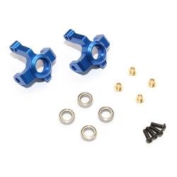 Traxxas LaTrax Teton Aluminum Front Hub - 1 Pair Blue by Team Raffee Co.