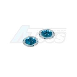 Miscellaneous All Realistic Rear Brake Disk For 3RAC-AD12/V2 - Light Blue by 3Racing