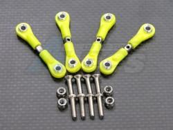 Tamiya TLT-1 Rock Buster Titanium Complete Tie Rod for Damper Linkage - 4PCS  by GPM Racing