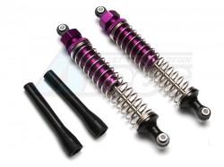 Axial EXO Aluminum Rear Adjustable Spring Damper - 1pr Purple by GPM Racing