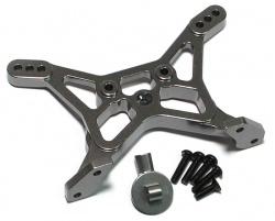 Team Associated RC10B5 Aluminum Rear Shock Tower Gun Metal by Boom Racing