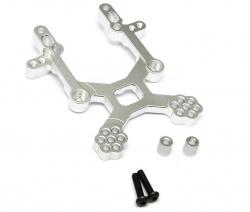 ECX Torment Aluminum Front Shock Tower - 1 Pc Silver by Boom Racing