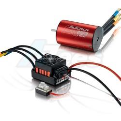 Miscellaneous All Hobbywing QuicRun Brushless System: WP-10BL60 ESC+ 3656SL-3800KV Motor Combo For 1/10 RC Red by Hobbywing
