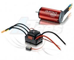 Miscellaneous All Hobbywing QuicRun Brushless System: WP-8BL150 ESC+ 4074SL-2000KV Motor Combo For 1/8 RC Red by Hobbywing
