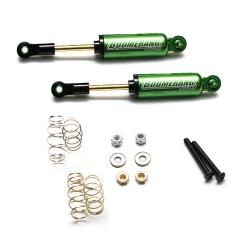 Miscellaneous All Boomerang™ Type I Aluminum Internal Shocks Set 90MM (2) Green [OFFICIAL RECON G6 SHOCKS] by Boom Racing