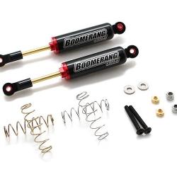 Miscellaneous All Boomerang™ Type I Aluminum Internal Shocks Set 100MM (2) Black [OFFICIAL RECON G6 SHOCKS]  by Boom Racing