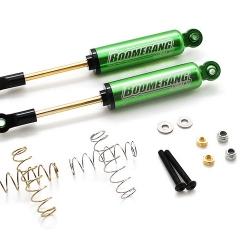Miscellaneous All Boomerang™ Type I Aluminum Internal Shocks Set 110MM (2) Green [OFFICIAL RECON G6 SHOCKS] by Boom Racing