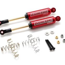 Miscellaneous All Boomerang™ Type I Aluminum Internal Shocks Set 110MM (2) Red [OFFICIAL RECON G6 SHOCKS] by Boom Racing