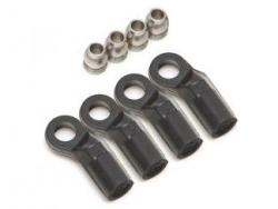 Miscellaneous All M4 Nylon Rod Ends 19.5mm (Sideways) w/ SST Pivot Ball (4) by Boom Racing